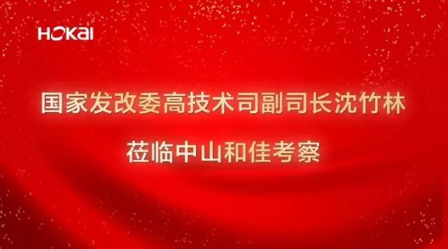 國家發改委高技術司副司長沈竹林蒞臨中山和佳考察